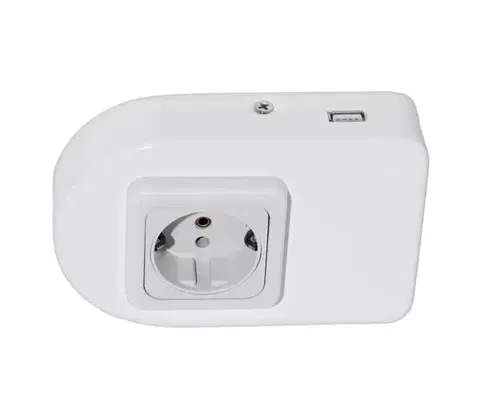 Svietidlá Eglo 94663 - Podlinková zásuvka SCHUKO vr.USB TAXANO 94663