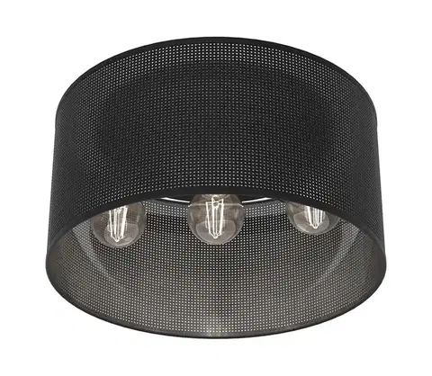 Svietidlá  Luster prisadený LOFT SHADE 3xE27/60W/230V čierna 5233
