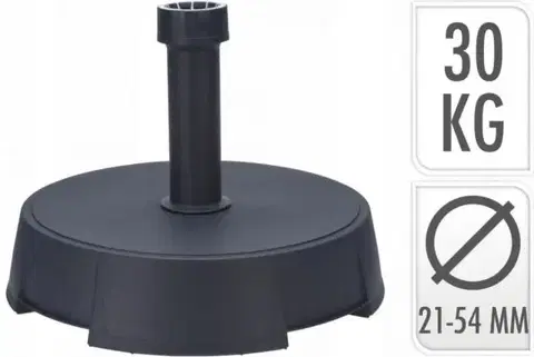 Záhradné slnečníky a doplnky Kinekus Podstavec pod slnečník antracit 30 kg betón