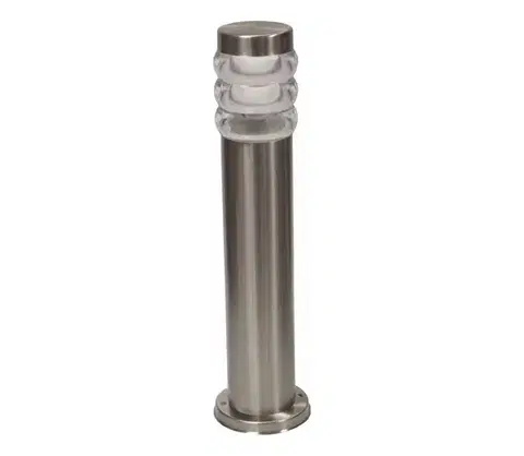 Záhradné lampy  Vonkajšia lampa LULA 1xE27/60W/230V 45 cm IP44 matný chróm SKU047128