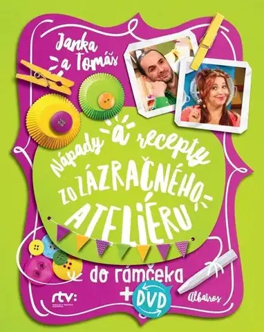 Príprava do školy, pracovné zošity Janka a Tomáš Nápady a recepty zo Zázračného ateliéru do rámčeka - Jana,Tomáš Šebo