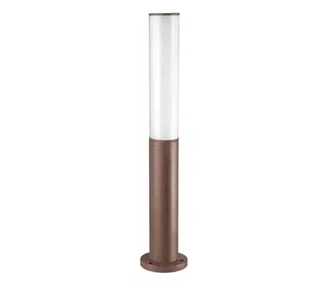 LED osvetlenie Ideal Lux - Vonkajšia LED lampa ETERE LED/9,5W/230V 60 cm CRI 90 IP44 hnedá 269160