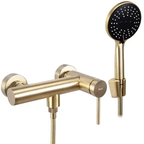 Kúpeľňové batérie REA - Sprchová batéria FOSS Brush Gold REA-B5113
