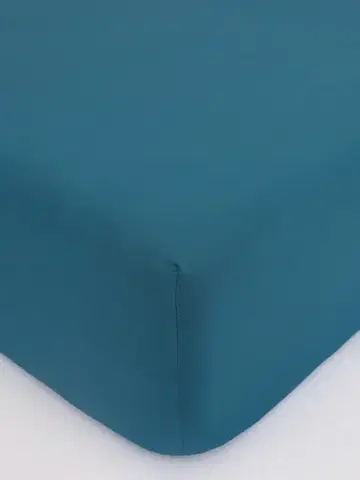 Plachty MKLozkoviny.sk Jersey plachta s elastanom Deluxe 200 × 200 cm – petrolejová