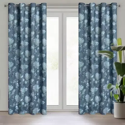 Závesy do spálne Záves ANDY 140X250 na priechodkách 387588