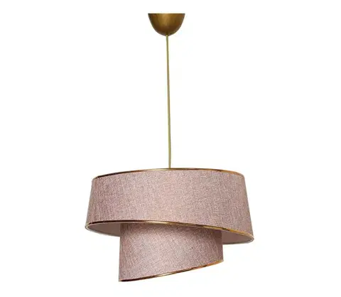 Svietidlá  Luster na lanku BARETTE 1xE27/60W/230V ružová 390FLH1628