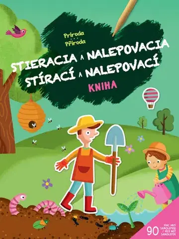 Nalepovačky, vystrihovačky, skladačky Stieracia a nalepovacia kniha: Príroda
