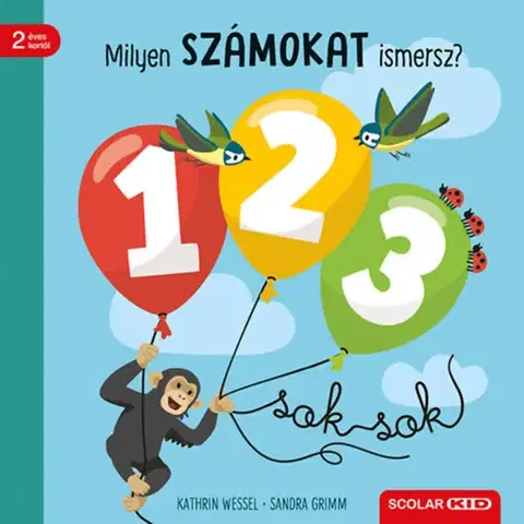 Leporelá, krabičky, puzzle knihy Milyen számokat ismersz? - Sandra Grimm