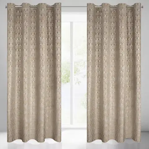 Závesy do spálne Záves LAURA 140X250 na priechodkách 388497