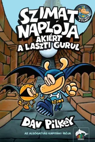 Dobrodružstvo, napätie, western Szimat naplója 7 - Akiért a laszti gurul - Dav Pilkey,Ágota Bozai