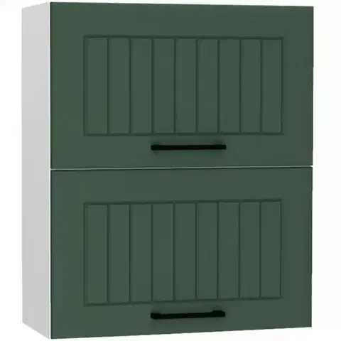 Kuchynské skrinky visiace Skrinka do kuchyne Irma W60grf/2 zelená Mat