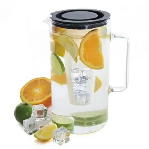 Dekoratívne vázy SIMAX Džbán sklenený s vekom 2,5l, so zásobníkom na ľad bez sitka