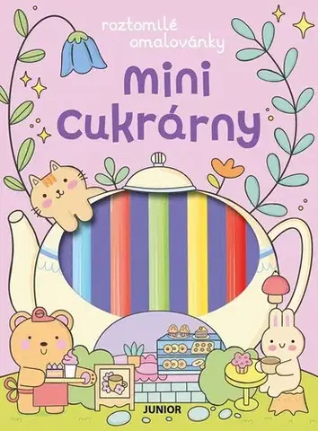 Pre deti a mládež - ostatné Mini cukrárny (Roztomilé omalovánky) - Angelina De Sol