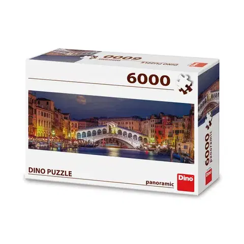 Nad 6000 dielikov Dino Toys Puzzle Most Rialto 6000 Dino