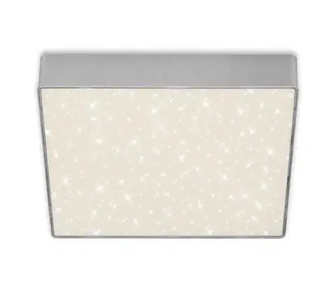 Svietidlá Briloner 7077-414 - LED Stropné svietidlo STAR SKY LED/16W/230V 21x21 cm strieborná 7077-414