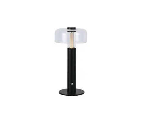 Lampy  LED stmievateľná dobíjacia stolná lampa LED/1W/5V 3000K 1800 mAh čierna 7940