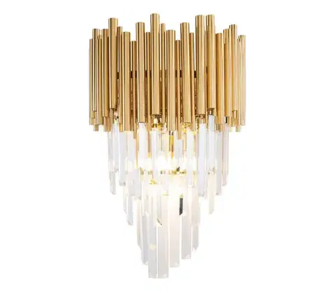 Svietidlá MAXLIGHT W0227 - Nástenné svietidlo VOGUE 4xG9/40W/230V zlatá W0227