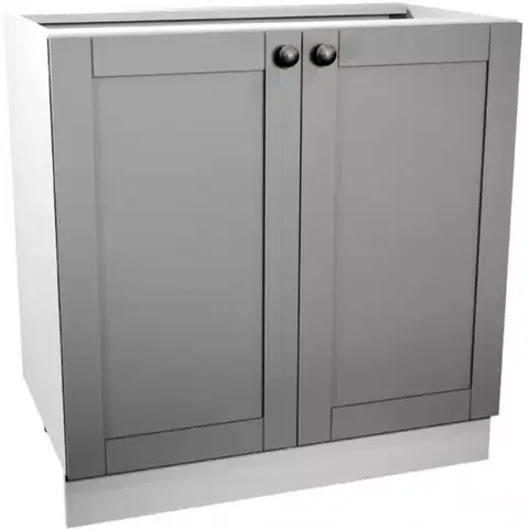 Kuchynské skrinky stojace Kuchynská skrinka Linea D80 grey