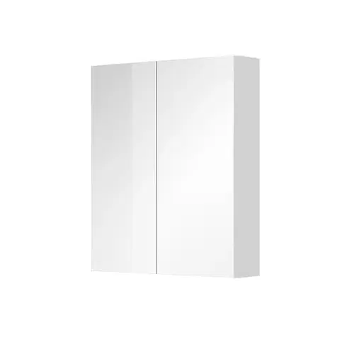 Kúpeľňový nábytok Mereo Kúpeľňová galerka 60 cm, zrkadlová skrinka, biela CN716GBN