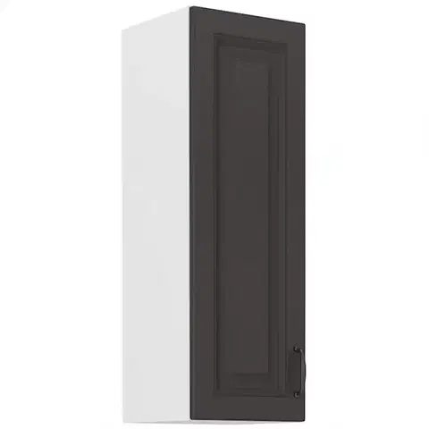 Kuchynské skrinky visiace Kuchynská skrinka STILO grafit mat/biely 30g-90 1f