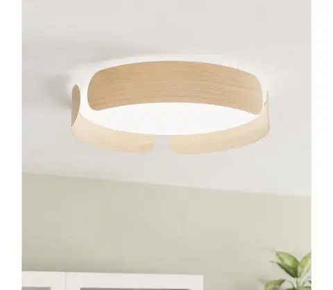 Svietidlá Eglo 99622 - LED stropné svietidlo VALCASOTTO LED/20W/230V pr. 37 cm béžové 99622