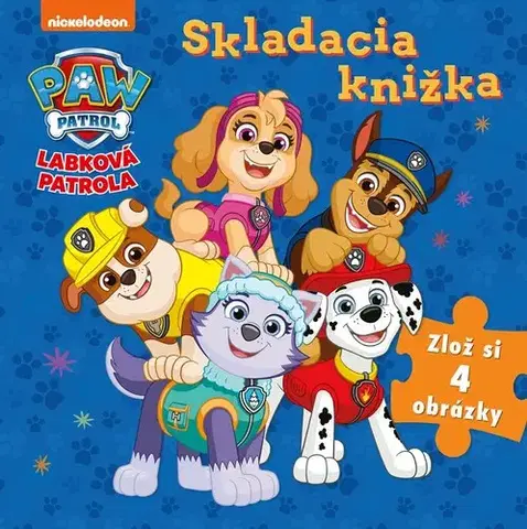 Leporelá, krabičky, puzzle knihy Labková patrola: Skladacia knižka - Kolektív autorov,Kolektív autorov,Mária Koscelníková
