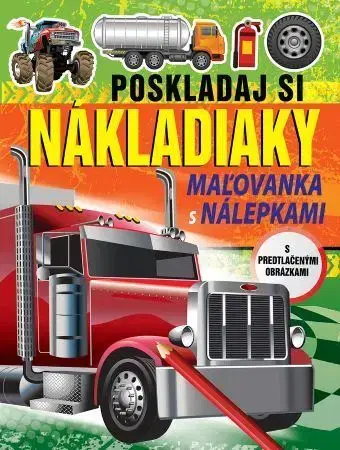 Nalepovačky, vystrihovačky, skladačky Poskladaj si nákladiaky
