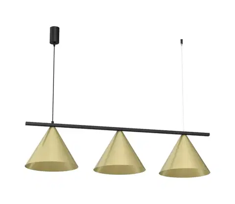 Svietidlá  Luster na lanku CAPITAL 3xGX53/15W/230V zlatý MLP0937