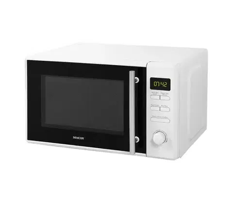 Predlžovacie káble Sencor - Mikrovlnná rúra s funkciou grilu 700W/1000W/230V 20 l biela 40023558