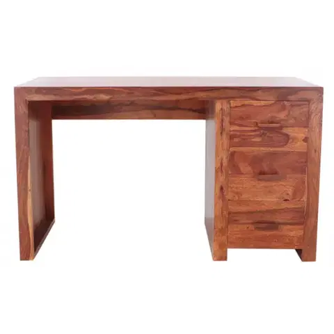Písacie a pracovné stoly Písací stôl 130x76x70 Kali indický masív palisander