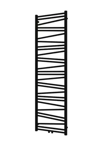 Radiátory do kúpeľne Radiátor kombinovaný SAT Lilon 169,5x50 cm černá matná SATRALI1695500SBL SATRALI1695500SBL