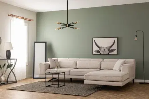 Sedacie súpravy Rohová sedacia súprava / Rohová pohovka Jivago Corner Right (L2-Chl) - Beige