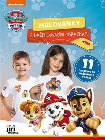 Pre deti a mládež - ostatné Maľovanky s nažehľovacími obrázkami Labková patrola