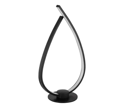 Lampy Globo 58492B - LED stolná lampa TRINA LED/6W/230V čierna 58492B