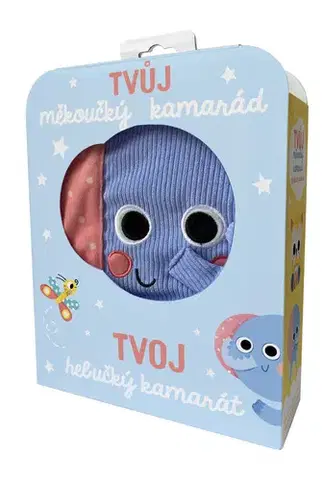 Leporelá, krabičky, puzzle knihy Tvůj měkoučký kamarád sloník/Tvoj hebučký kamarát sloník
