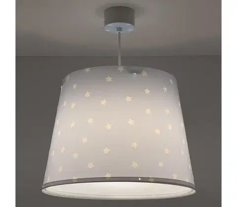 Svietidlá Dalber 82212T - Detský luster STAR LIGHT 1xE27/60W/230V modrá 82212MT