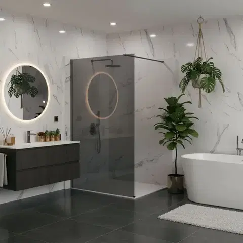 Sprchové dvere REA/S - Sprchová zástena Flexi Grey / Titan 110 KPL-K99483