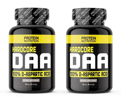 Anabolizéry a NO doplnky 1+1 Zadarmo: Hardcore DAA - Protein Nutrition 100 kaps. + 100 kaps.