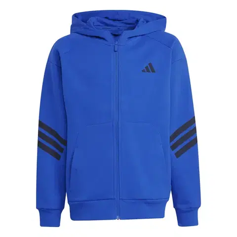 Svetre / Mikiny Adidas Future Icons 3-Stripes Sweatshirt Hooded Kids Veľkosť: 128