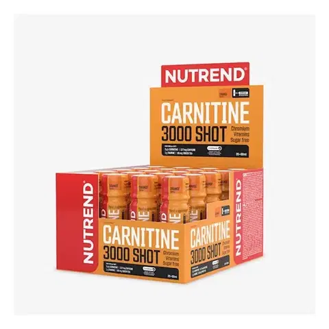 L-Karnitín NUTREND Carnitine 3000 SHOT 60 ml pomaranč