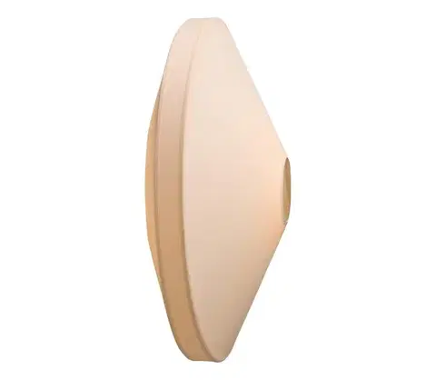 Svietidlá Halo Design 745104-Nástenné svietidlo PARIS 1xE27/40W/230V pr.40cm biela/mosadz/dub 745104