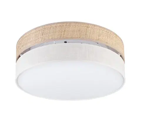 Svietidlá  Stropné svietidlo SIRJA BOHO 2xE27/15W/230V priemer 45 cm béžová/krémová LM-2.295/KREM
