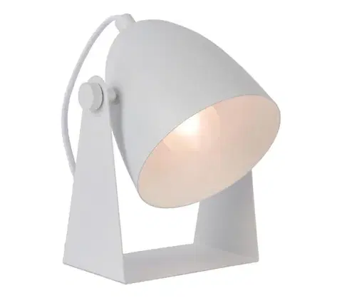 Lampy Lucide 45564/01/31 - Stolná lampa CHAGO 1xE14/40W/230V biela 45564/01/31