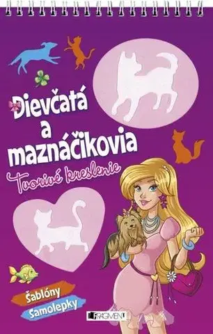 Nalepovačky, vystrihovačky, skladačky Tvorivé kreslenie - Dievčatá a maznáčikovia
