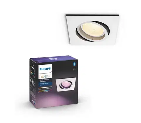 Svietidlá Philips 50551/31/P7 - LED RGB Podhľadové svietidlo Hue CENTURA 1xGU10/5,7W/230V 50551/31/P7
