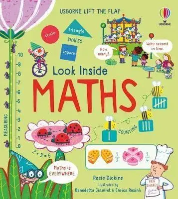 Leporelá, krabičky, puzzle knihy Look Inside Maths - Enrica Rusina,Benedetta Giaufret