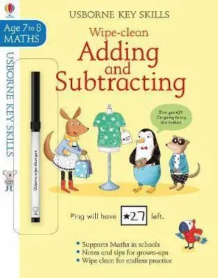 V cudzom jazyku Wipe-Clean Adding and Subtracting 7-8 - Holly Bathie