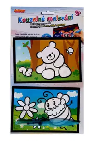 Nalepovačky, vystrihovačky, skladačky Kouzelné malování vodou 2ks