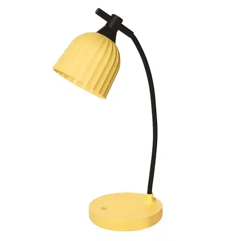 Lampy do obývačky Stolová lampa LED DANZI 66356 žltá LB1