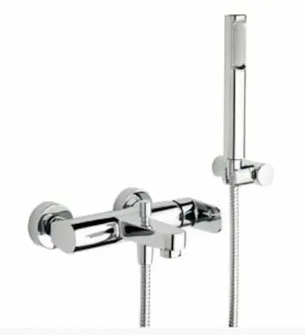 Kúpeľňové batérie Vanová baterie Paffoni Pavia se sprchovým setem 150 mm chrom CA023 CA023